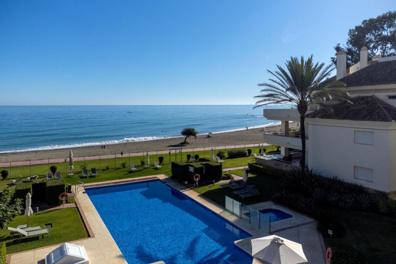 Appt 401-3-Bed-Heaven Beach-Paseo-All Year Heated Pool-Free Bikes Estepona Eksteriør bilde