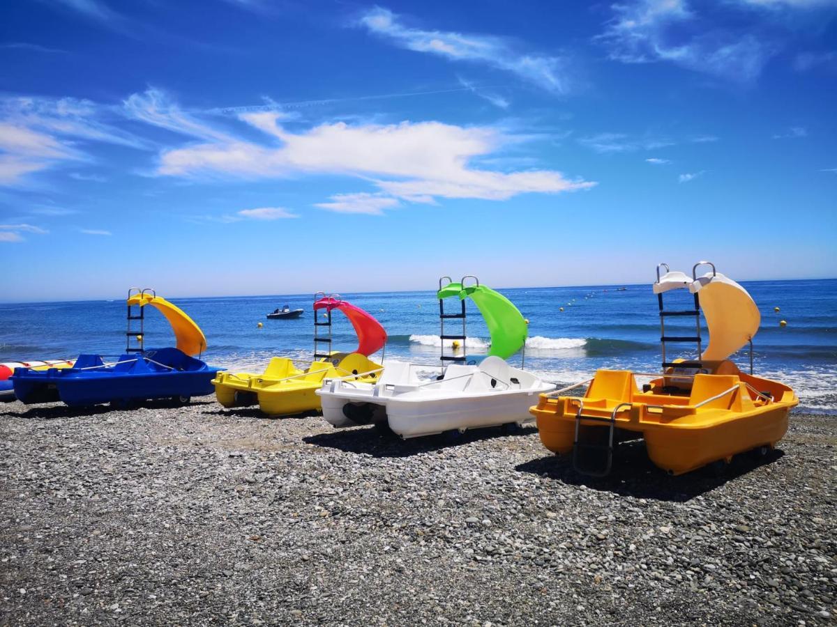 Appt 401-3-Bed-Heaven Beach-Paseo-All Year Heated Pool-Free Bikes Estepona Eksteriør bilde