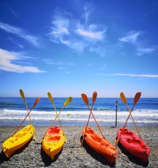 Appt 401-3-Bed-Heaven Beach-Paseo-All Year Heated Pool-Free Bikes Estepona Eksteriør bilde