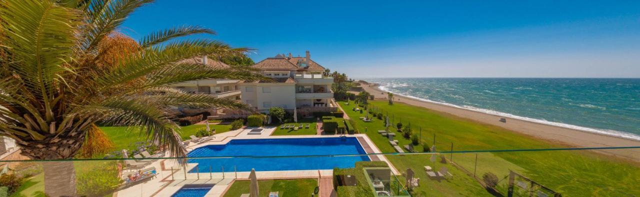 Appt 401-3-Bed-Heaven Beach-Paseo-All Year Heated Pool-Free Bikes Estepona Eksteriør bilde